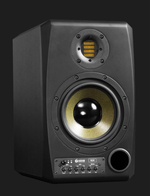 Front of ADAM Audio S2X active studio monitor