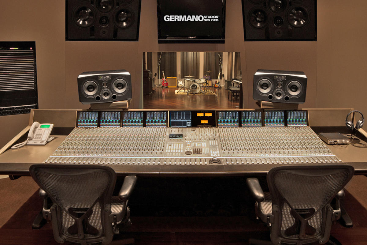 ADAM Audio S3X-H midfield monitors at Germano Studios, New York