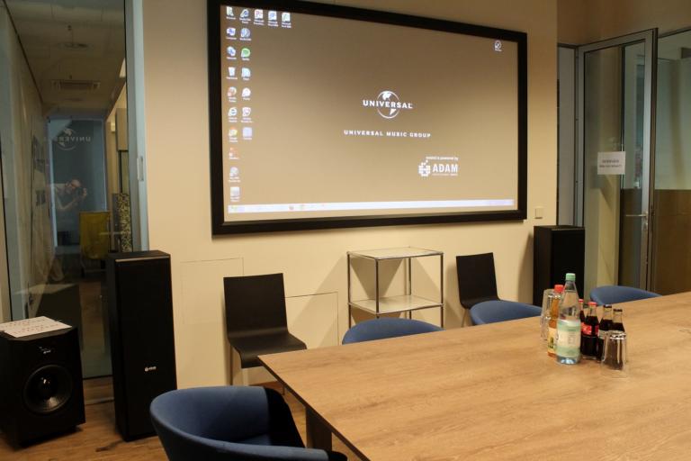 GTC88 speakers and Sub12 at Universal Music, Berlin