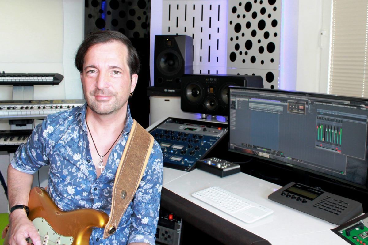 Giovanni Vindigni with ADAM S3X-H active midfield monitors