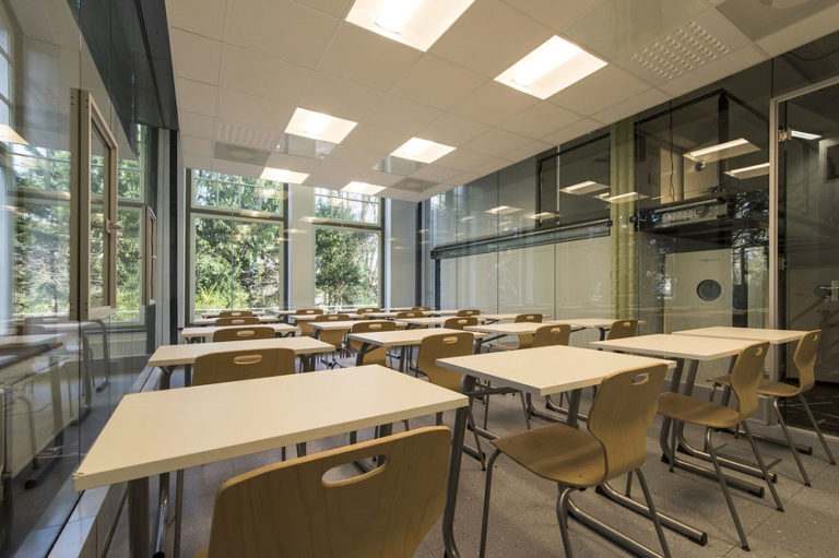 TU Delft's SenseLab equipped with ADAM A77X studio monitors.