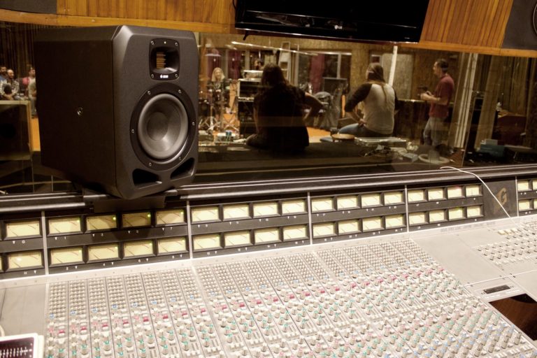 Sylvia Massy at a recording masterclass with S Series studio monitors from ADAM Audio