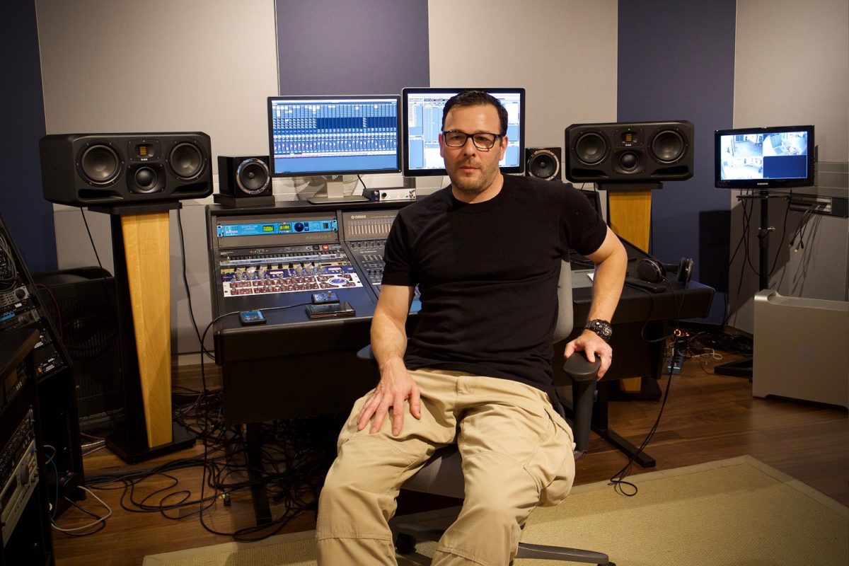 ADAM Audio S3H studio monitors at Andreas Scholl's recording studio