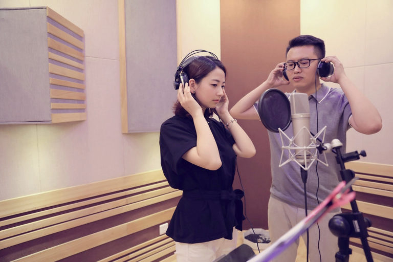 ADAM Audio S3X-H midfield monitors at the M. Z Studios