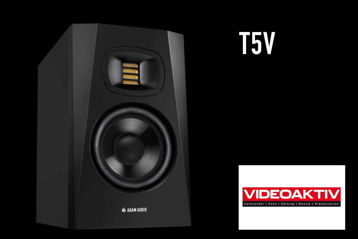 The ADAM Audio T5V studio monitor is reviewed by Videoaktiv