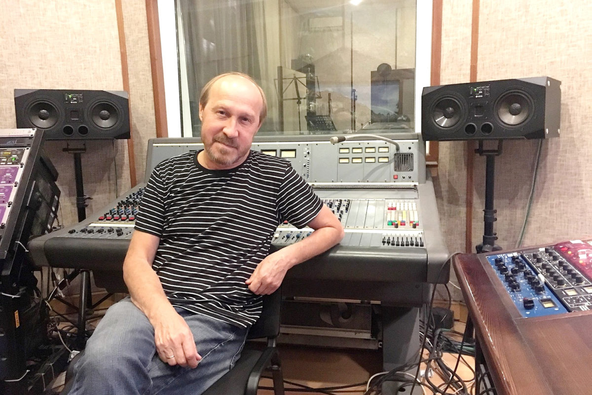 ADAM Audio S3A studio monitors at Vladimir Osinsky's recording studio