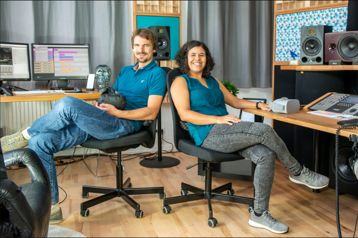 DELTA Soundworks founders with their ADAM Audio A7X