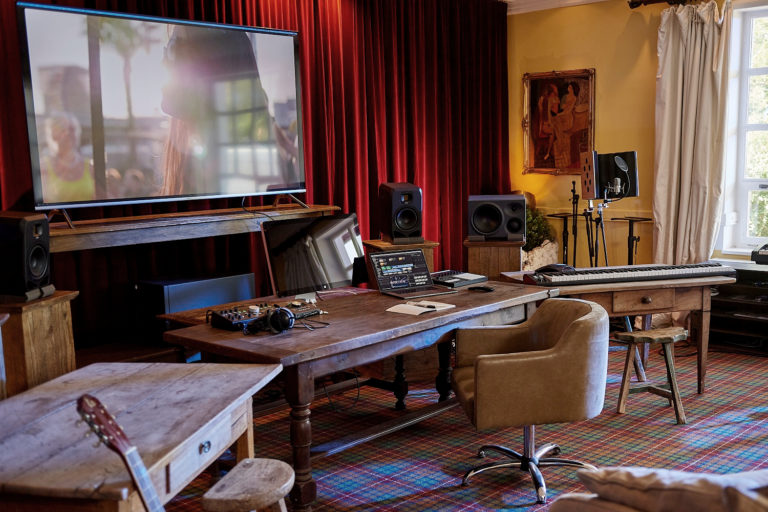 ADAM Audio S2V studio monitors at the Studio